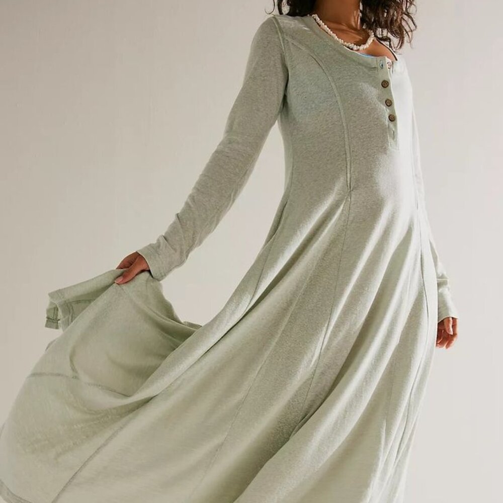NWT Free People Morgan Henley Maxi Dress